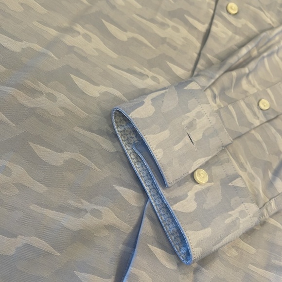 Light Blue camouflage Men's Shirt - Picture 6 of 14